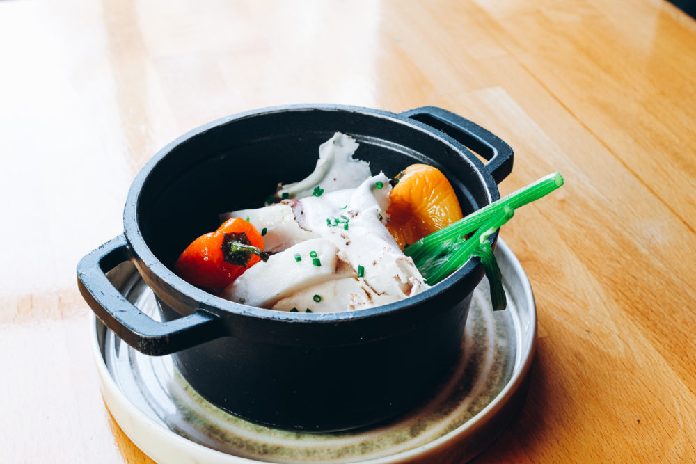 Restô à Vins - Cocotte de lotte au lambig